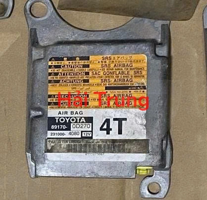 891700D270 Hộp điều khiển túi khí Toyota Yaris 2010 Tháo Xe