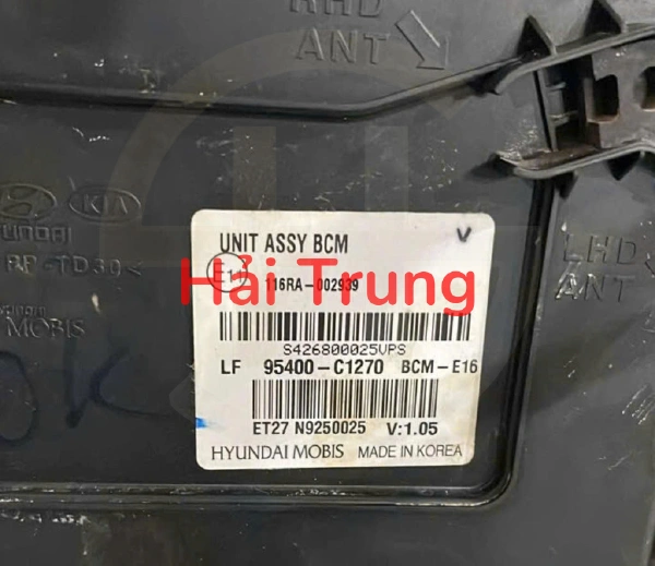 95400C1270 Hộp điều khiển điện thân xe BCM Hyundai Sonata Tháo Xe