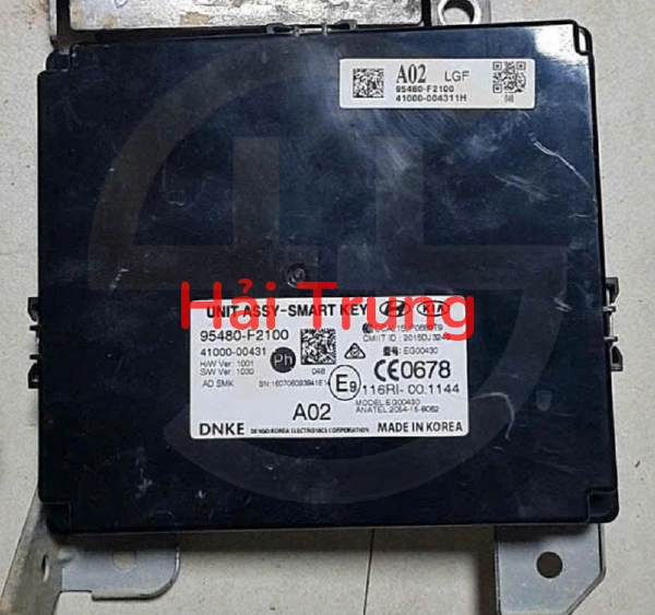 95480F2100 Hộp chìa khóa Smart Key Hyundai 2017-2020 Tháo Xe