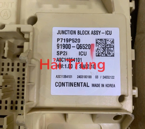 91900Q6520 Hộp cầu trì trong xe Kia Seltos 2020-2024 Tháo Xe