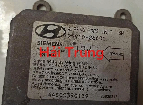 9591026600 Hộp điều khiển túi khí Hyundai Santafe Gold 2004 Tháo Xe