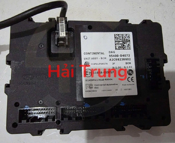 95400D4072 Hộp điều khiển thân xe BCM Kia K5 Optima 2017-2020 Tháo Xe